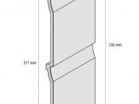 Silver Grey FS-201 Single Paneel
