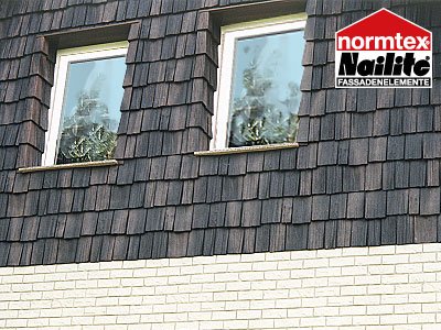 Produktbild von Fassadenelemente Kunststoff Nailite Rustikalschindeln