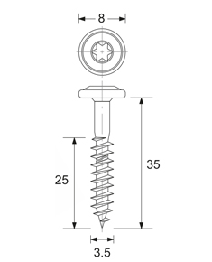 V2A Schraube