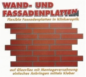 Produktbild von Fassadenelemente Kunststoff Ruber Klinker EasyStone